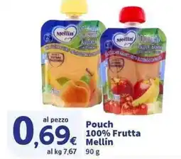 Sigma Superstore Pouch 100% Frutta Mellin offerta
