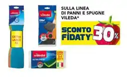 Esselunga Sulla linea di panni e spugne VILEDA offerta