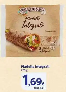 Sigma Superstore Mulino bianco piadelle integrali offerta