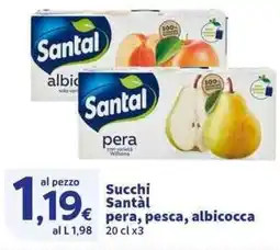 Sigma Superstore Succhi Santàl pera, pesca, albicocca offerta