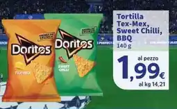 Sigma Superstore Tortilla Tex-Mex, Sweet Chilli, BBQ offerta
