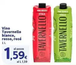 Sigma Superstore Vino Tavernello bianco, rosso, rosé offerta