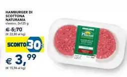 Esselunga Esselunga hamburger di scottona naturama offerta