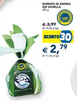 Esselunga Burrata di andria IGP GIOIELLA offerta