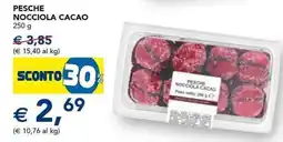 Esselunga Pesche nocciola cacao offerta