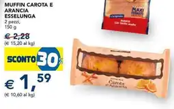 Esselunga Muffin carota e arancia ESSELUNGA offerta