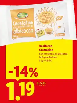 Lidl Realforno Crostatine offerta