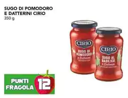 Esselunga Sugo di pomodoro e datterini CIRIO offerta
