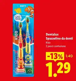 Lidl Dentalux Spazzolino da denti offerta
