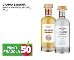 Esselunga Grappa libarna barricata o bianca cristallo offerta