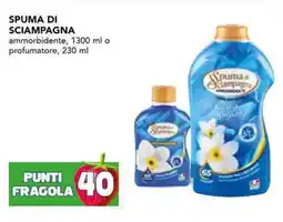Esselunga SPUMA DI SCIAMPAGNA ammorbidente, o profumatore offerta