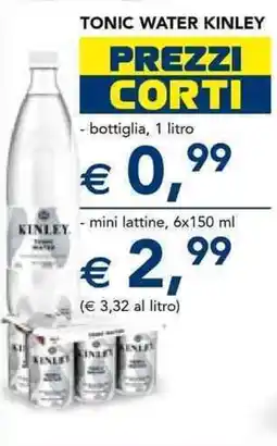 Esselunga Tonic water KINLEY offerta