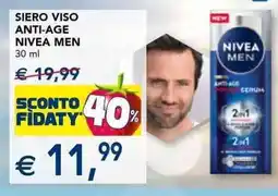 Esselunga Siero viso anti-age NIVEA MEN offerta