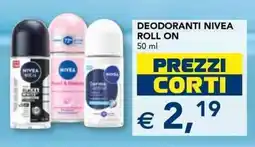 Esselunga Deodoranti nivea roll on offerta