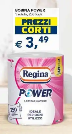 Esselunga Bobina power 1 rotolo, 250 fogli offerta
