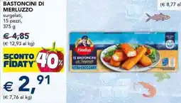 Esselunga Findus bastoncini di merluzzo offerta