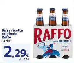 Sigma Superstore Birra ricetta originale Raffo offerta