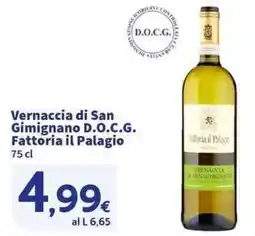 Sigma Superstore Vernaccia di San Gimignano D.O.C.G. Fattoria il Palagio offerta