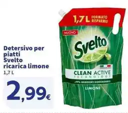 Sigma Superstore Detersivo per piatti Svelto ricarica limone offerta