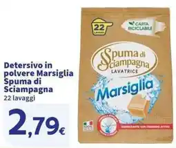 Sigma Superstore Detersivo in polvere Marsiglia Spuma di Sciampagna offerta