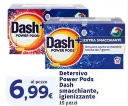 Sigma Superstore Detersivo Power Pods Dash smacchiante, igienizzante offerta