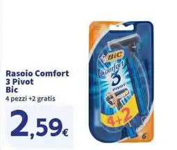 Sigma Superstore Rasoio Comfort 3 Pivot Bic offerta
