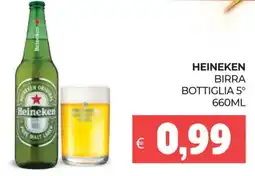 Eté Heineken birra bottiglia 5° offerta
