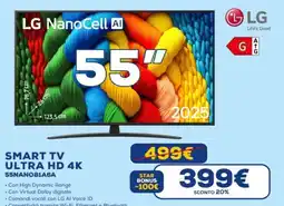 Euronics LG ULTRA HD 4K 55NANO81A6A offerta