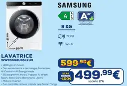 Euronics SAMSUNG LAVATRICE WW90DG6U85LKU3 offerta