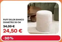 Max Factory Puff delor bianco diametro 36 cm offerta