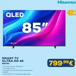 Euronics Hisense SMART TV ULTRA HD 4K 85E79Q offerta