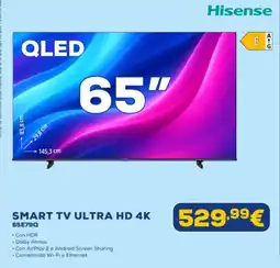 Euronics Hisense SMART TV ULTRA HD 4K 65E79Q offerta