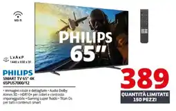 Comet PHILIPS SMART TV 65" 4K 65PUS7000/12 offerta