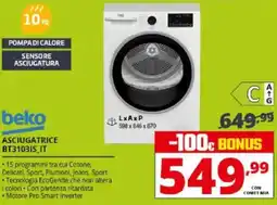 Comet beko ASCIUGATRICE BT31031S IT offerta