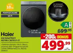 Comet Haier ASCIUGATRICE HD100-C367GU1-IT offerta