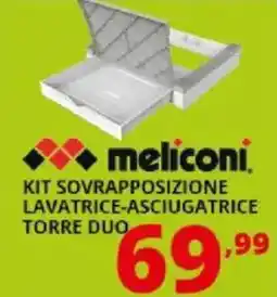 Comet Meliconi kit sovrapposizione lavatrice-asciugatrice torre duo offerta
