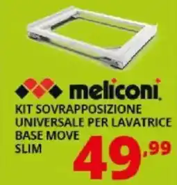 Comet Meliconi kit sovrapposizione universale per lavatrice base move slim offerta