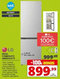 Comet LG COMBINATO GBBW322CPY offerta