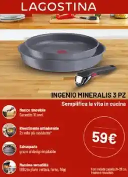 Comet Lagostina ingenio mineralis offerta