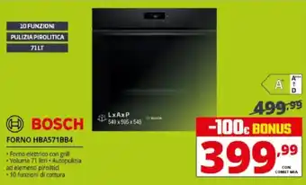 BOSCH FORNO HBA571BB4