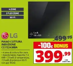 Comet LG PIANO COTTURA INDUZIONE CC17Z2438BA offerta