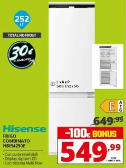 Comet Hisense FRIGO COMBINATO HB154250E offerta