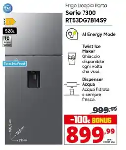 Comet SAMSUNG Frigo Doppia Porta Serie 7300 RT53DG7B14S9 offerta