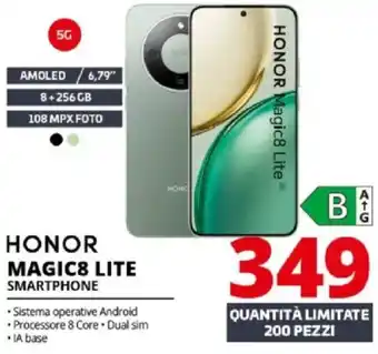 Comet Honor magic8 lite smartphone offerta