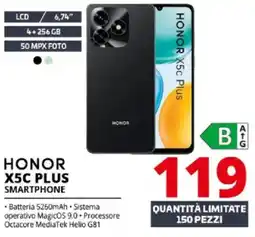 Comet Honor X5C plus smartphone offerta