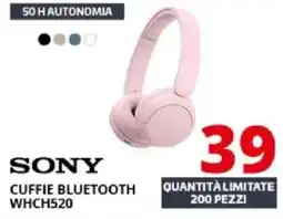Comet SONY CUFFIE BLUETOOTH WHCH520 offerta