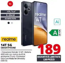 Comet Realme 14T 5G smartphone offerta