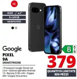 Comet Google pixel 9A smartphone offerta