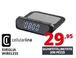 Comet Cellularline sveglia wireless offerta