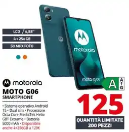 Comet Motorola moto G06 smartphone offerta